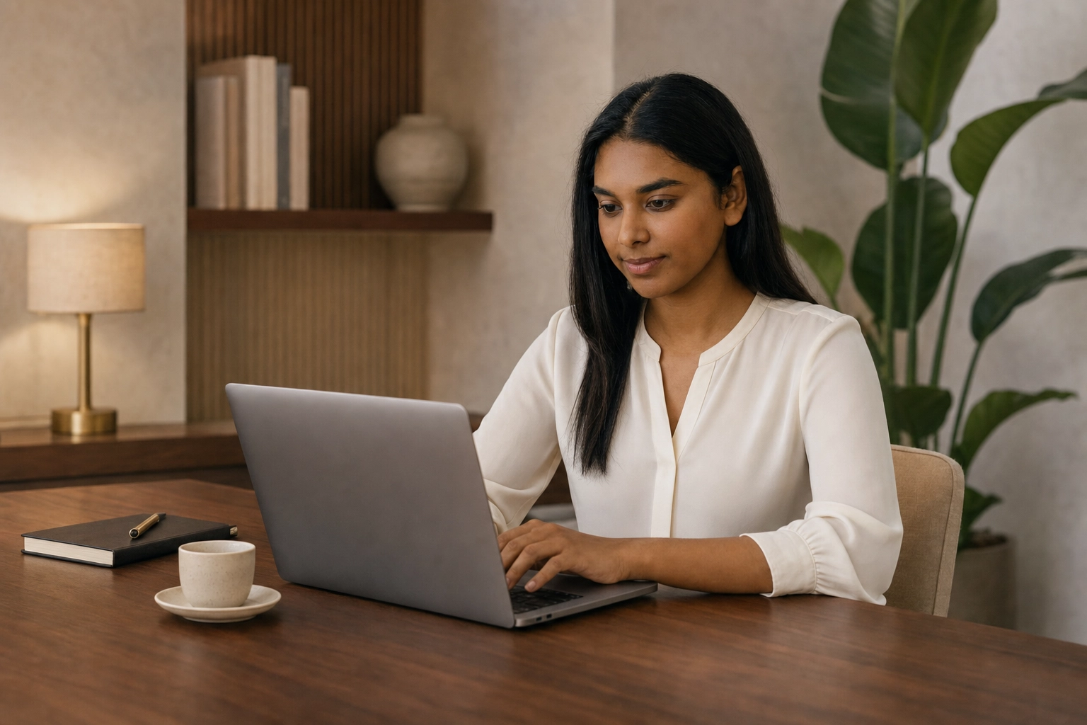 Learner taking an online TDLR-approved CE course on a laptop