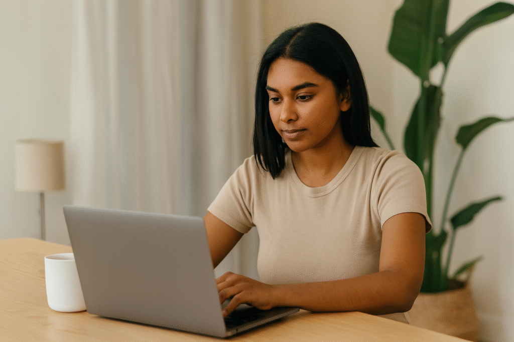 New TDLR CE Requirements – Effective Sept 1, 2025 working on laptop