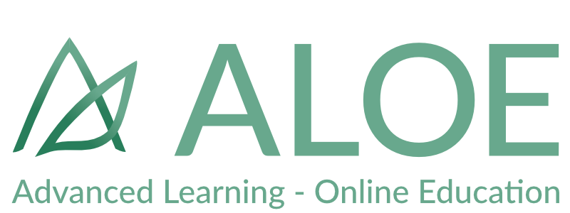 ALOE Advanced Learning Online Education logo
